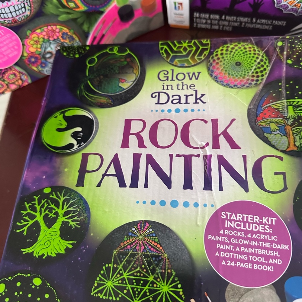 🆕3 Rock Painting Kits - Picture 4 of 11